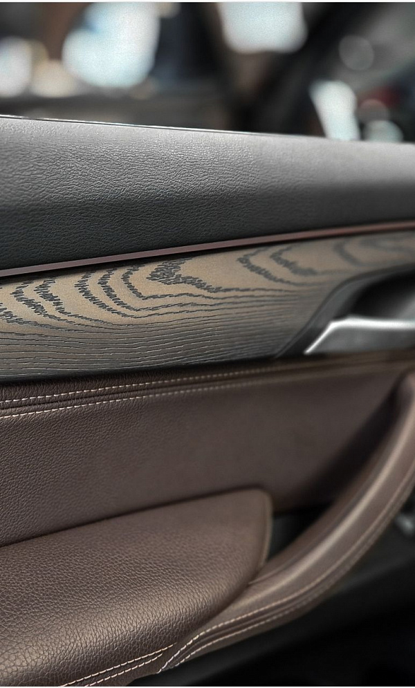 Брашированное дерево в салоне BMW X5 F15