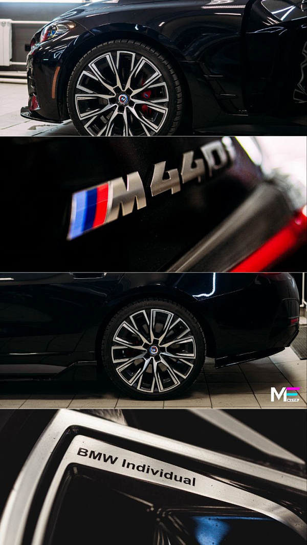 Комплексный тюнинг BMW M440 G26 с карбоновым декором и шумоизоляцией