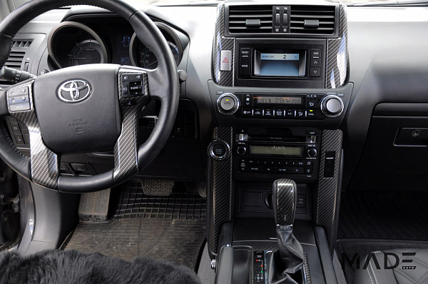 Аквапринт под карбон для Toyota Land Cruiser Prado 150