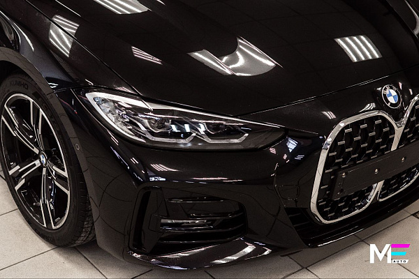 Полная оклейка BMW 4 G23 защитной бронеплёнкой