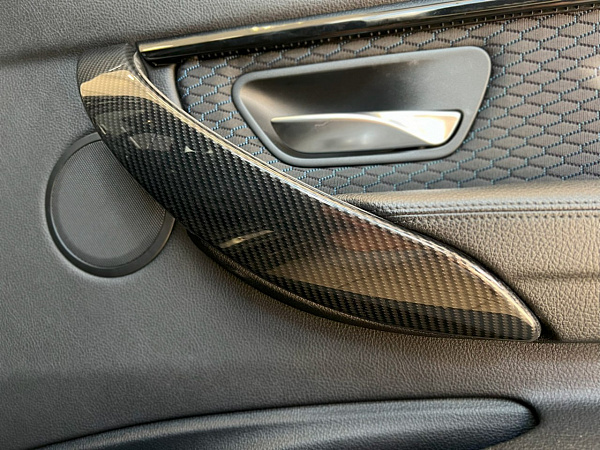 Аквапринт под карбон в салоне BMW 3 F30