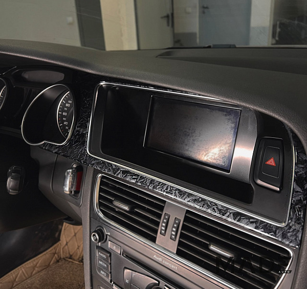 Аквапринт салона Audi A5 под кованый карбон