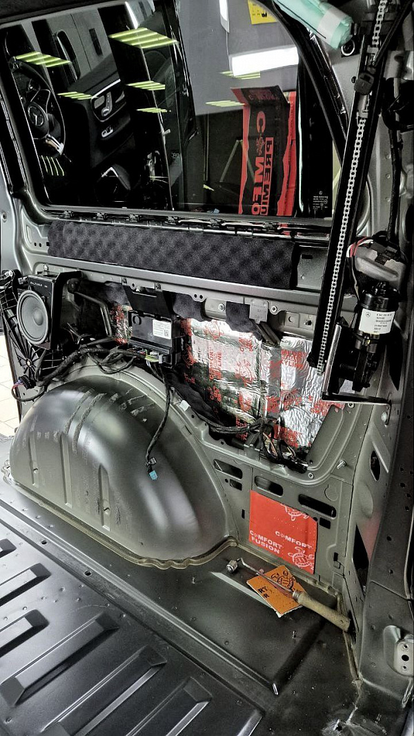 Комплексная шумоизоляция Mercedes-Benz V-Class