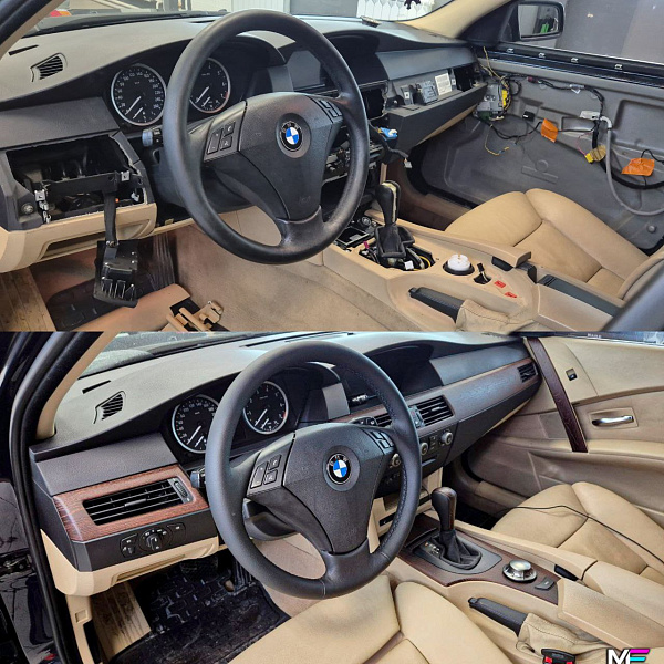 Комплексное обновление BMW E60 — свежий салон и выразительный блеск