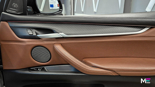 Матовый карбон в интерьере BMW X5 F15