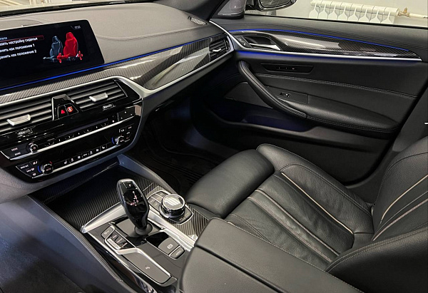 Аквапринт под карбон и доработка руля BMW 5 G30
