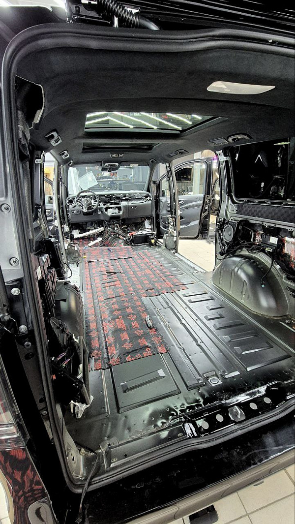 Комплексная шумоизоляция Mercedes-Benz V-Class