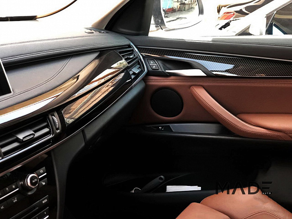 BMW X6 F16 — аквапринт под карбон салона и зеркал