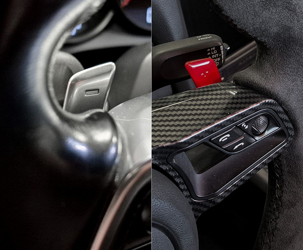 Карбоновый декор и перетяжка руля Porsche Boxster