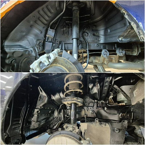 Шумоизоляция колесных арок Mazda 3