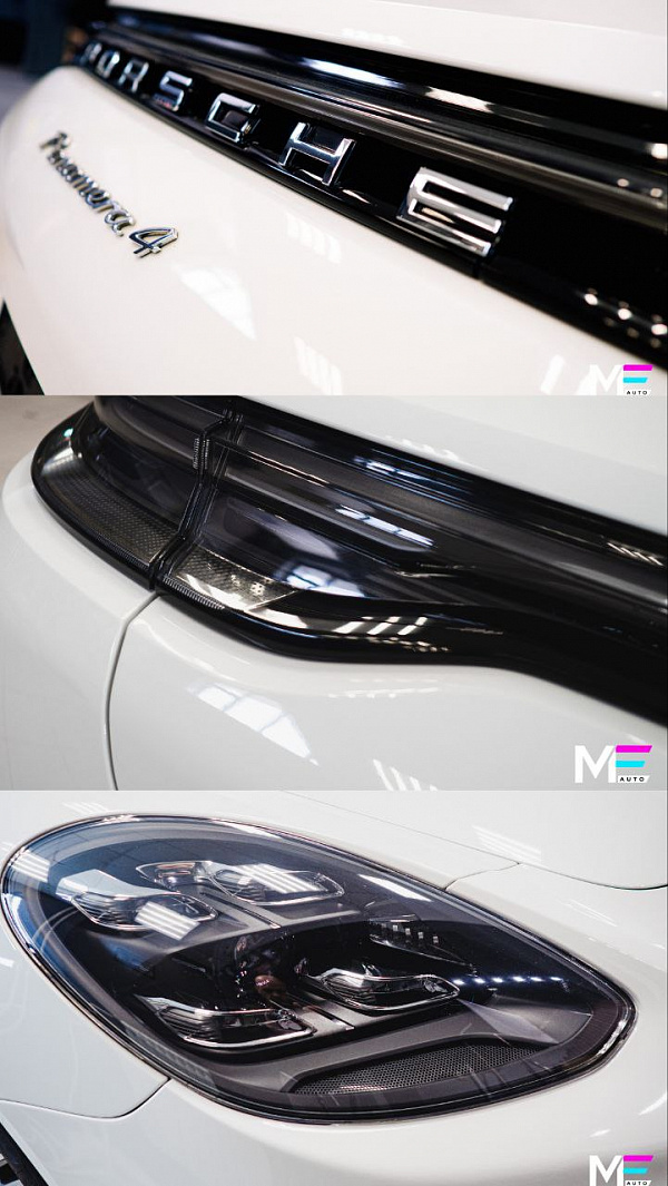 Восстановление кожаного салона и комплексная химчистка Porsche Panamera G2