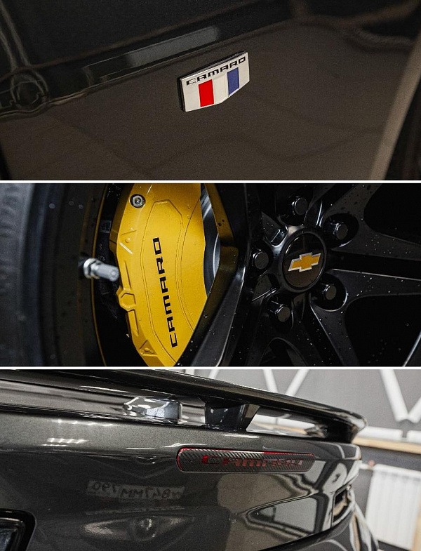Аквапринт под классический карбон для Chevrolet Camaro