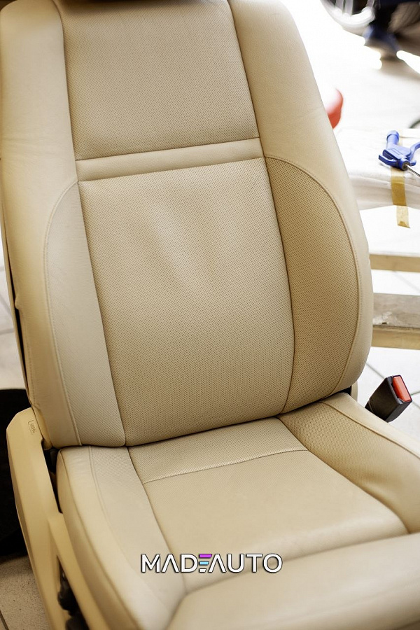 Реставрация кожаных сидений BMW X5 E70