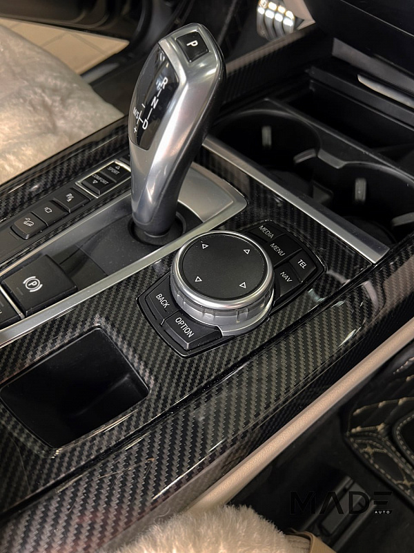 Аквапринт салона BMW X5 F15 под карбон