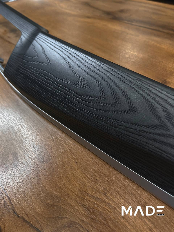 Аквапринт салона BMW 5 F10 под брашированное дерево с 3D-текстурой