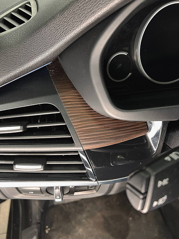 Реставрация заводского декора «Зебрано» BMW X5 F15