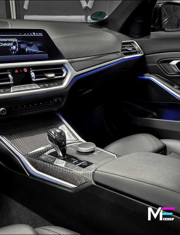 Ламинация карбоном салона BMW 320 G20