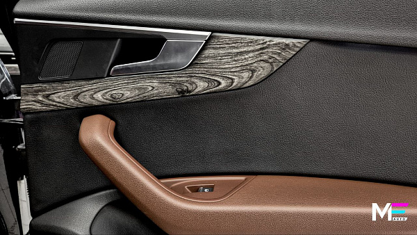 Аквапечать под гладкое серое дерево для Audi A4