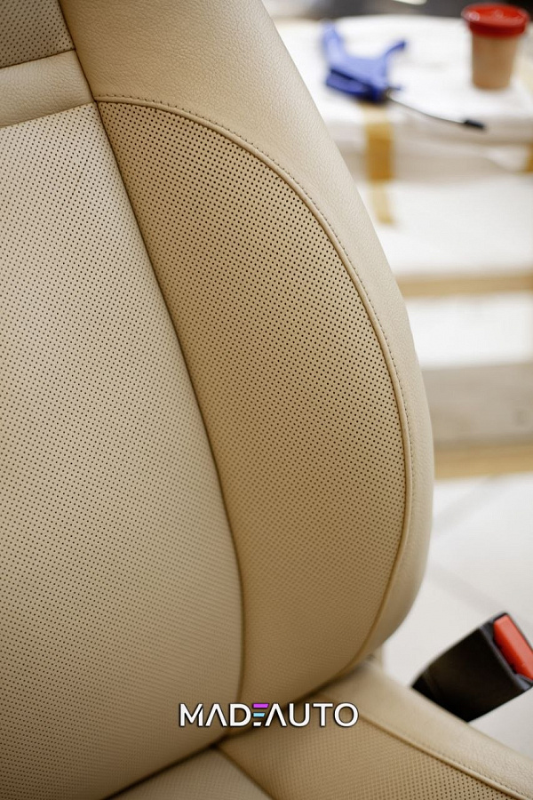 Реставрация кожаных сидений BMW X5 E70