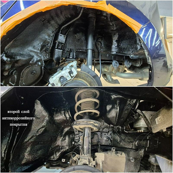 Шумоизоляция колесных арок Mazda 3