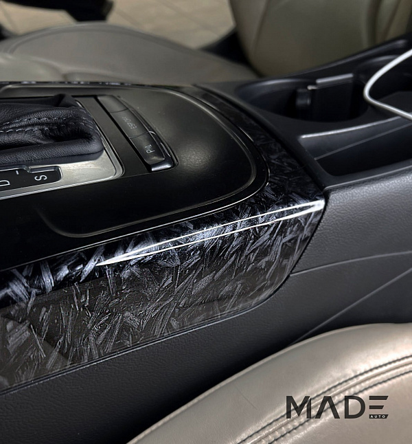 Аквапринт салона Audi A5 под кованый карбон